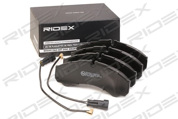 402B1260 RIDEX Комплект тормозных колодок, дисковый тормоз (фото 4)