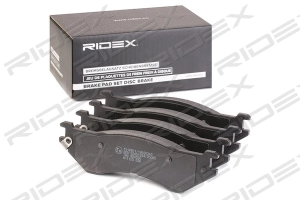 402B1295 RIDEX Комплект тормозных колодок, дисковый тормоз (фото 1)