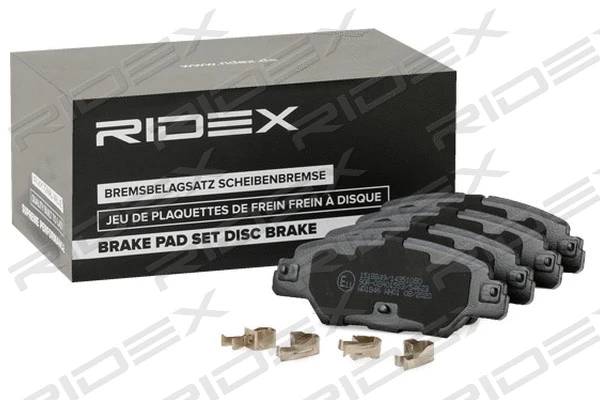 402B1328 RIDEX Комплект тормозных колодок, дисковый тормоз (фото 3)