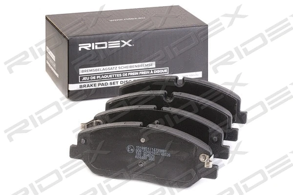 402B1334 RIDEX Комплект тормозных колодок, дисковый тормоз (фото 2)