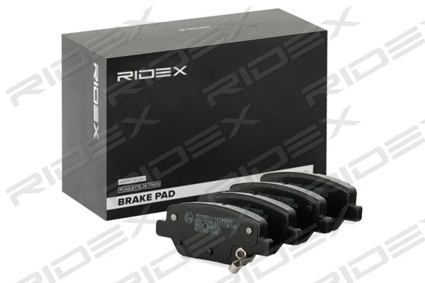402B1335 RIDEX Комплект тормозных колодок, дисковый тормоз (фото 3)
