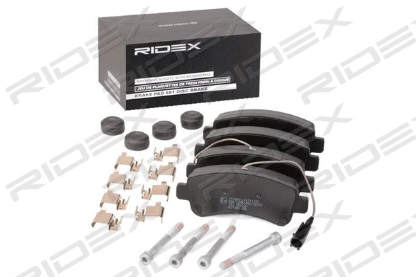 402B1347 RIDEX Комплект тормозных колодок, дисковый тормоз (фото 2)