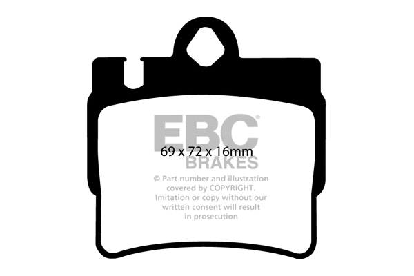 DP21364 EBC Brakes Комплект тормозных колодок, дисковый тормоз (фото 1)