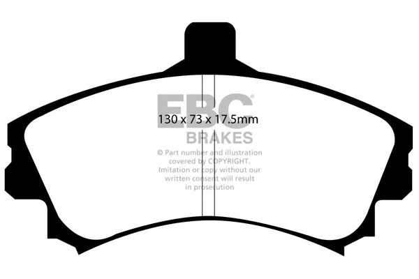 DP21564 EBC Brakes Комплект тормозных колодок, дисковый тормоз (фото 1)