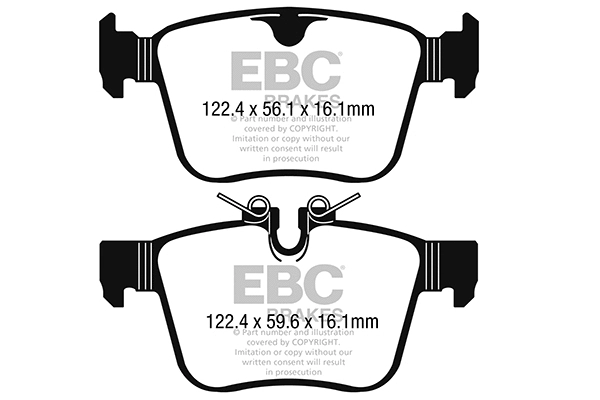 DP22246 EBC Brakes Комплект тормозных колодок, дисковый тормоз (фото 1)