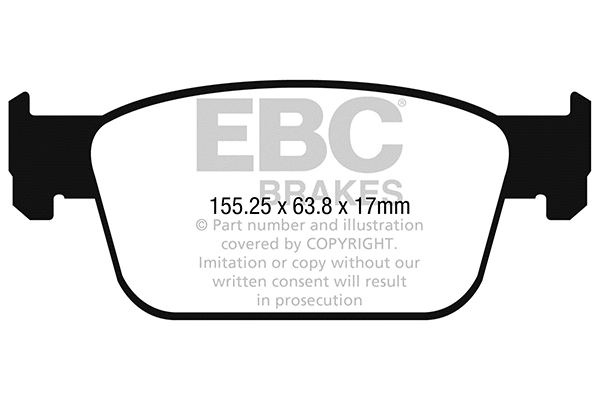 DP22273 EBC Brakes Комплект тормозных колодок, дисковый тормоз (фото 1)