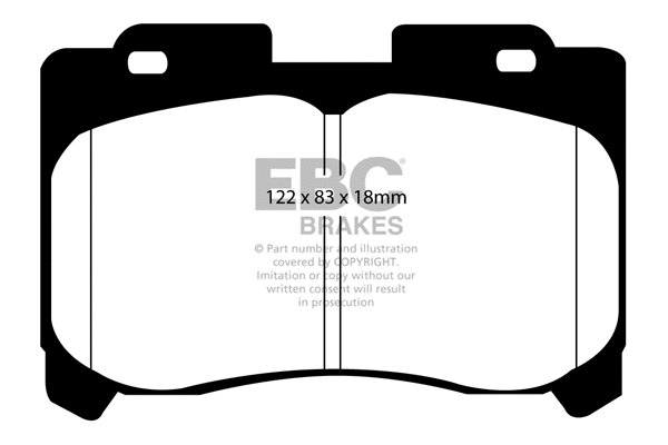 DP31004C EBC Brakes Комплект тормозных колодок, дисковый тормоз (фото 1)