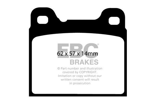 DP31043C EBC Brakes Комплект тормозных колодок, дисковый тормоз (фото 1)