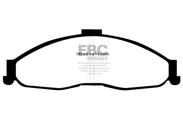 DP31239C EBC Brakes Комплект тормозных колодок, дисковый тормоз (фото 1)