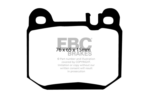 DP31395C EBC Brakes Комплект тормозных колодок, дисковый тормоз (фото 1)