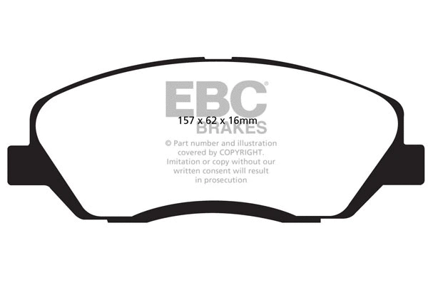 DP31783C EBC Brakes Комплект тормозных колодок, дисковый тормоз (фото 1)