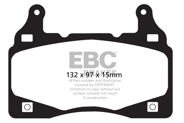 DP31895C EBC Brakes Комплект тормозных колодок, дисковый тормоз (фото 1)