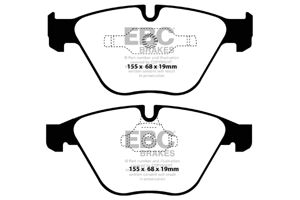 DP32006C EBC Brakes Комплект тормозных колодок, дисковый тормоз (фото 1)