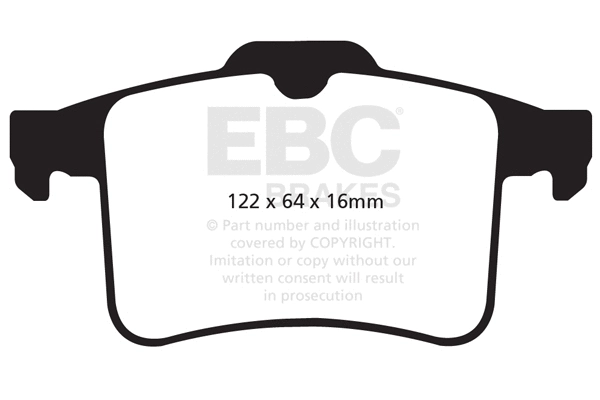 DP32059C EBC Brakes Комплект тормозных колодок, дисковый тормоз (фото 1)
