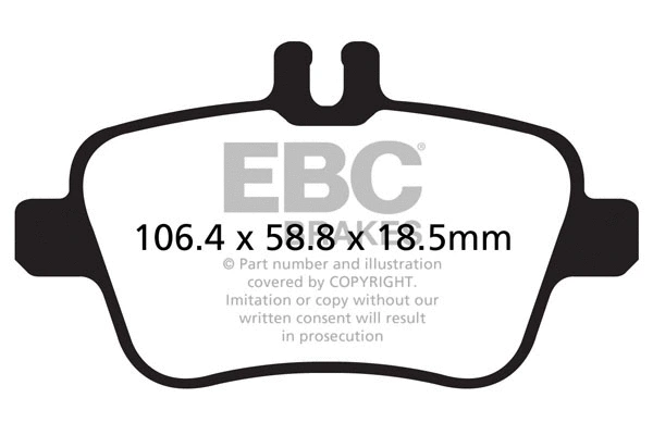DP32157C EBC Brakes Комплект тормозных колодок, дисковый тормоз (фото 1)