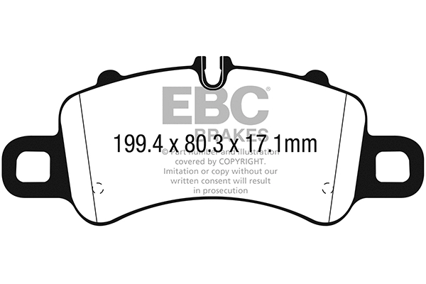 DP32307C EBC Brakes Комплект тормозных колодок, дисковый тормоз (фото 1)