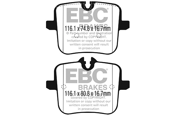 DP32320C EBC Brakes Комплект тормозных колодок, дисковый тормоз (фото 1)