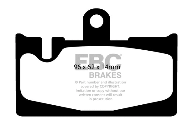 DP41397R EBC Brakes Комплект тормозных колодок, дисковый тормоз (фото 1)