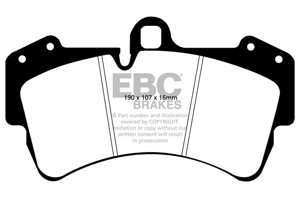 DP41473R EBC Brakes Комплект тормозных колодок, дисковый тормоз (фото 1)