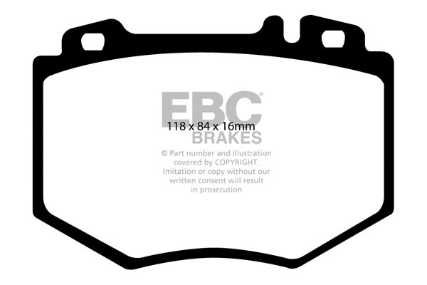 DP41487R EBC Brakes Комплект тормозных колодок, дисковый тормоз (фото 1)