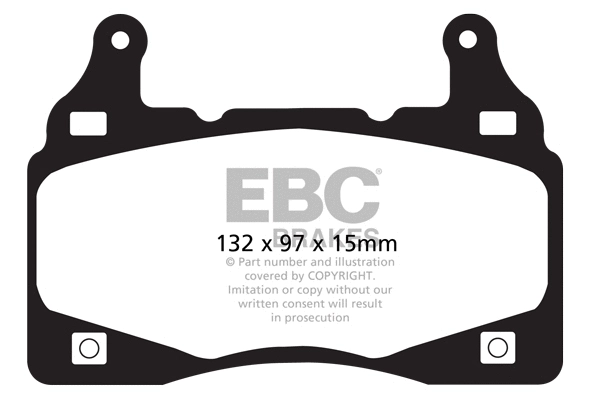 DP41895R EBC Brakes Комплект тормозных колодок, дисковый тормоз (фото 1)