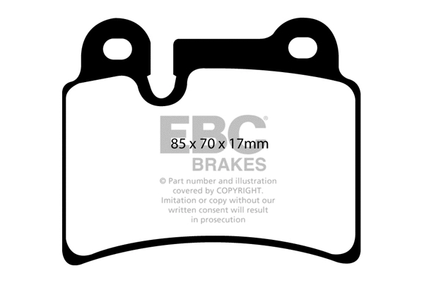 DP41944R EBC Brakes Комплект тормозных колодок, дисковый тормоз (фото 1)