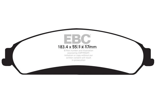 DP42139R EBC Brakes Комплект тормозных колодок, дисковый тормоз (фото 1)