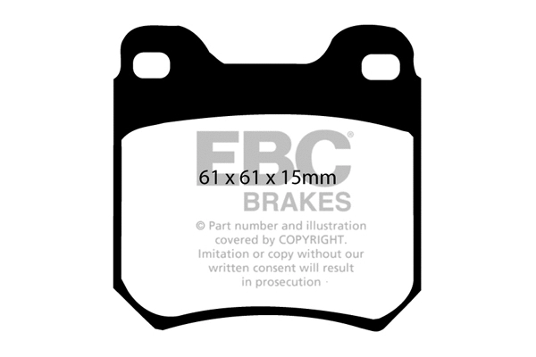 DP4675R EBC Brakes Комплект тормозных колодок, дисковый тормоз (фото 1)