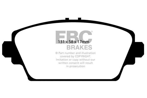 DP51339NDX EBC Brakes Комплект тормозных колодок, дисковый тормоз (фото 1)