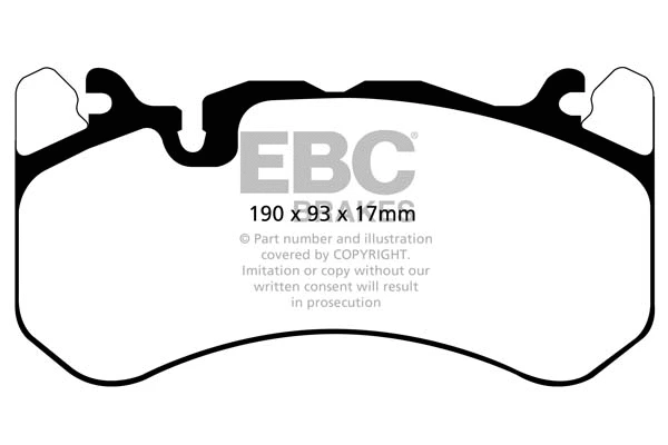 DP52081NDX EBC Brakes Комплект тормозных колодок, дисковый тормоз (фото 1)