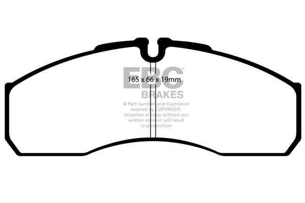 DP850 EBC Brakes Комплект тормозных колодок, дисковый тормоз (фото 1)