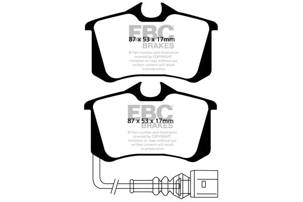 DP91497 EBC Brakes Комплект тормозных колодок, дисковый тормоз (фото 1)