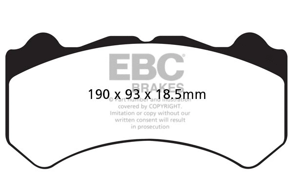 DP91983 EBC Brakes Комплект тормозных колодок, дисковый тормоз (фото 1)
