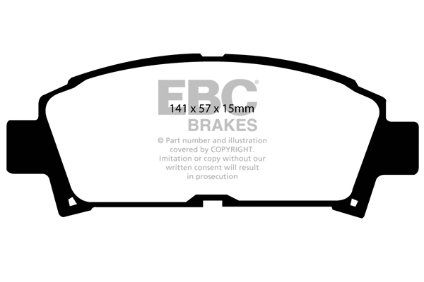 DP995 EBC Brakes Комплект тормозных колодок, дисковый тормоз (фото 1)