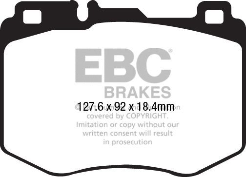 DPX2210 EBC Brakes Комплект тормозных колодок, дисковый тормоз (фото 1)