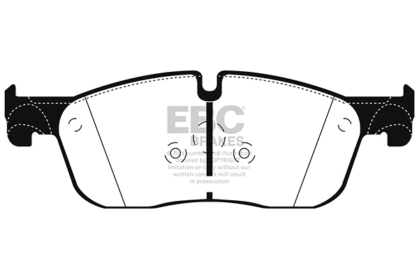 DPX2255 EBC Brakes Комплект тормозных колодок, дисковый тормоз (фото 1)