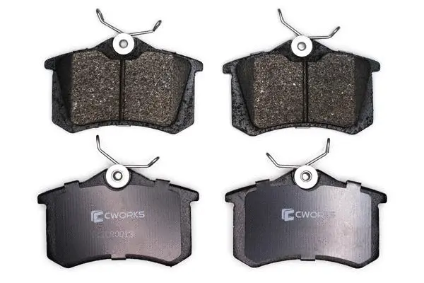C12CR0013 CWORKS Комплект тормозных колодок, дисковый тормоз (фото 1)