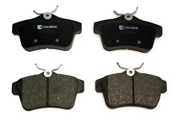 C12CR0018 CWORKS Комплект тормозных колодок, дисковый тормоз (фото 1)