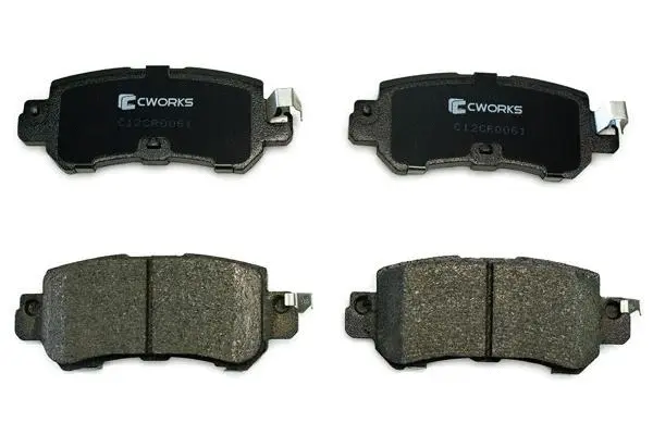 C12CR0061 CWORKS Комплект тормозных колодок, дисковый тормоз (фото 1)