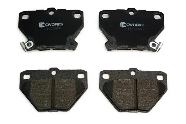 C12CR0081 CWORKS Комплект тормозных колодок, дисковый тормоз (фото 1)
