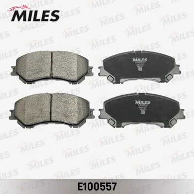 E100557 MILES Комплект тормозных колодок, дисковый тормоз (фото 1)