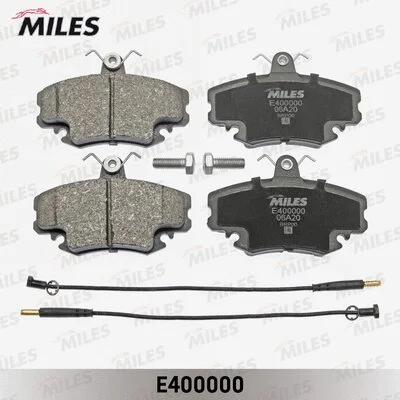 E400000 MILES Комплект тормозных колодок, дисковый тормоз (фото 1)
