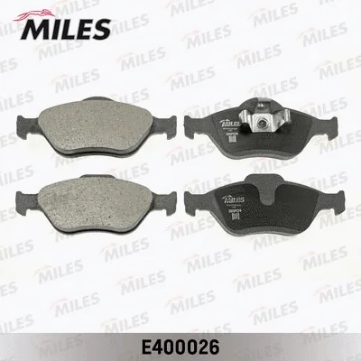 E400026 MILES Комплект тормозных колодок, дисковый тормоз (фото 1)