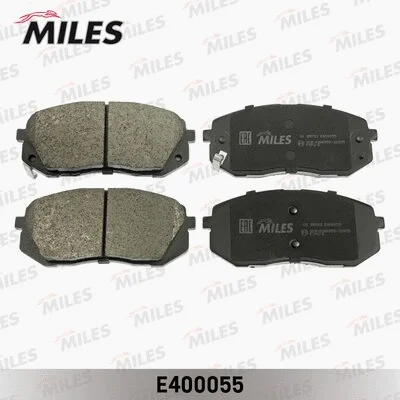 E400055 MILES Комплект тормозных колодок, дисковый тормоз (фото 1)