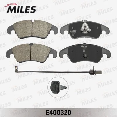 E400320 MILES Комплект тормозных колодок, дисковый тормоз (фото 1)