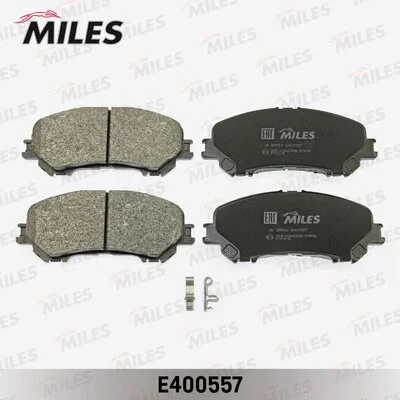 E400557 MILES Комплект тормозных колодок, дисковый тормоз (фото 1)