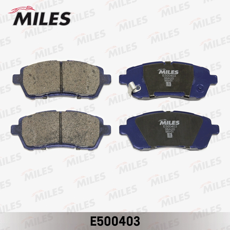 E500403 MILES Комплект тормозных колодок, дисковый тормоз (фото 1)
