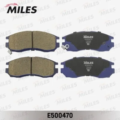 E500470 MILES Комплект тормозных колодок, дисковый тормоз (фото 1)