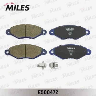 E500472 MILES Комплект тормозных колодок, дисковый тормоз (фото 1)