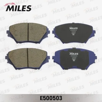 E500503 MILES Комплект тормозных колодок, дисковый тормоз (фото 1)